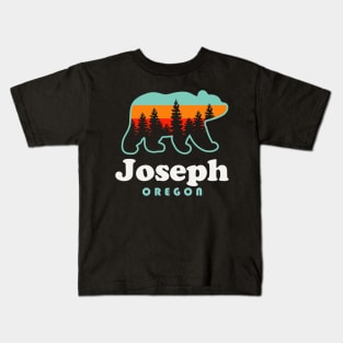 Joseph Oregon Vacation Trip Bear Kids T-Shirt